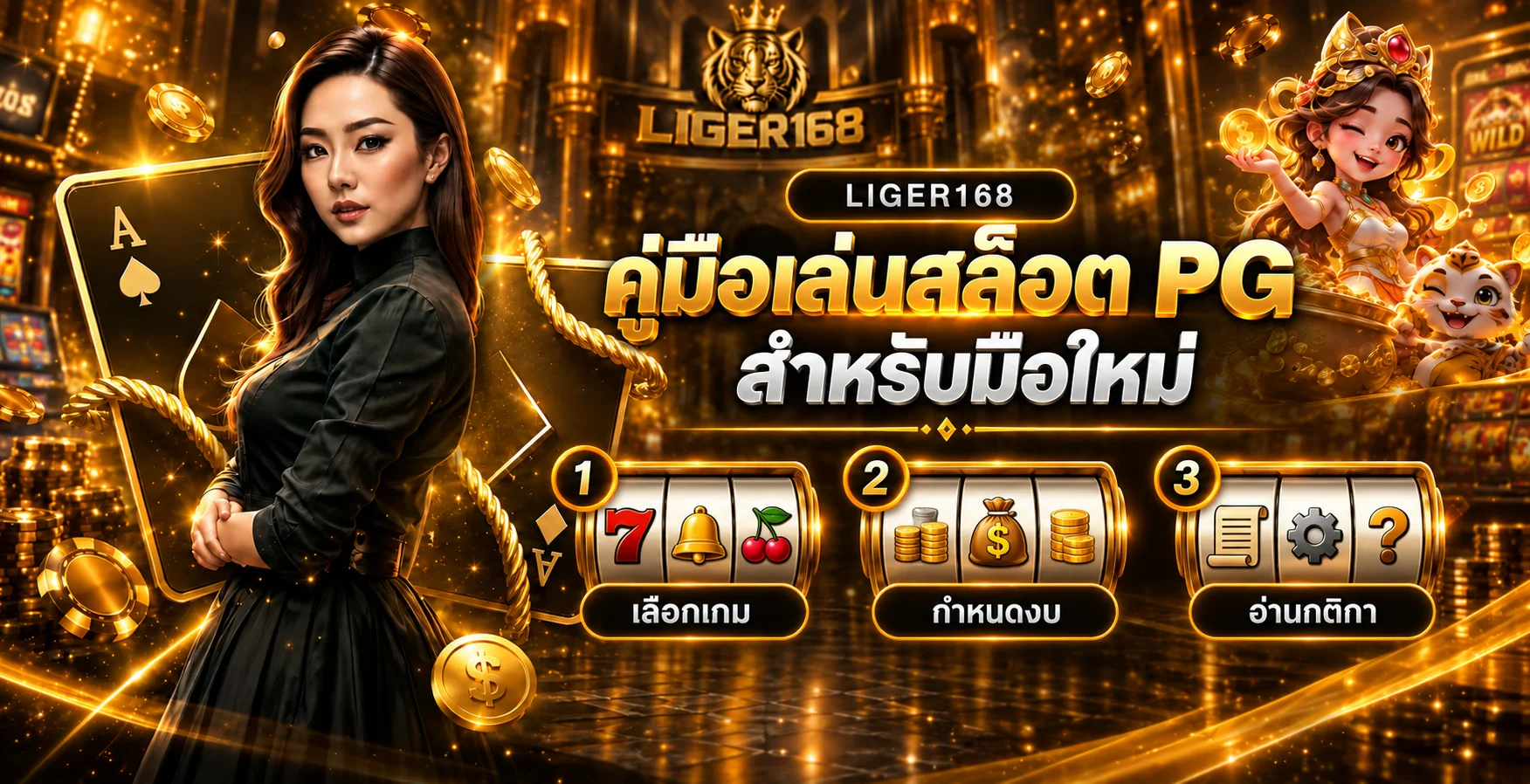LIGER168 คู่มือเล่นสล็อต PG สำหรับมือใหม่